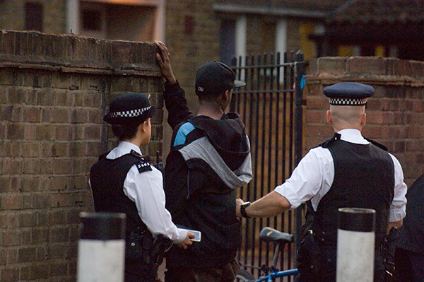 stop and search metropolitan police london